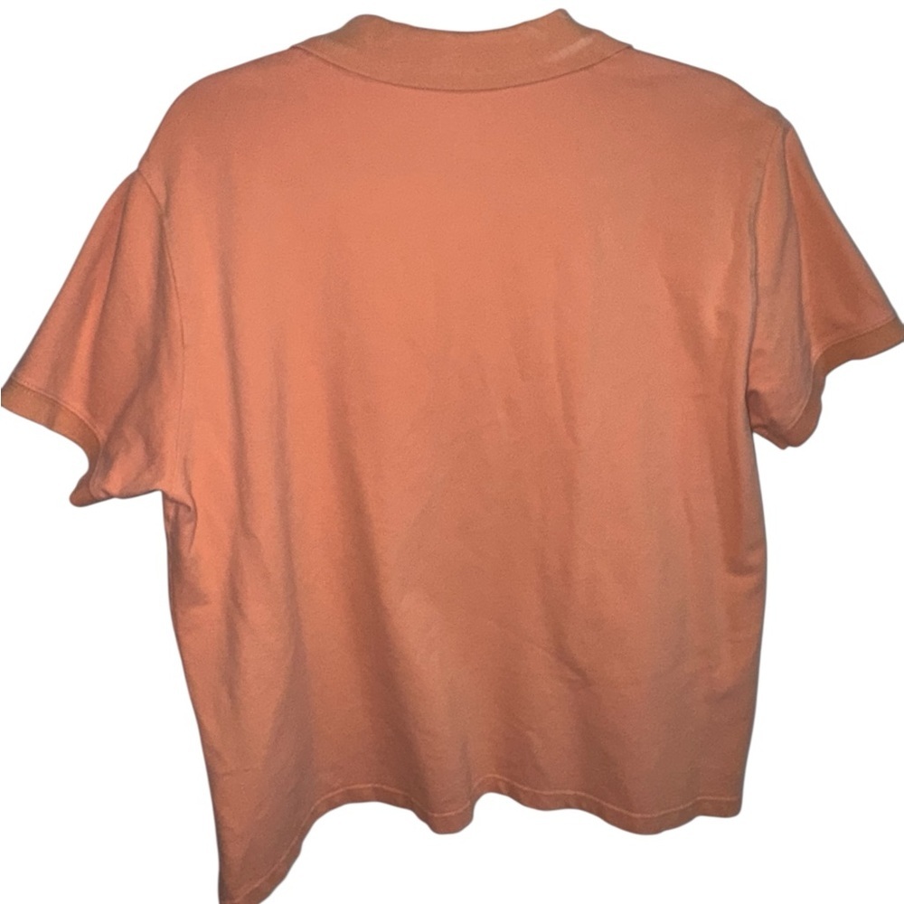 Carhartt Women’s XXL Short Sleeve Polo Shirt Peach Cotton Stretch - Picture 2 of 10